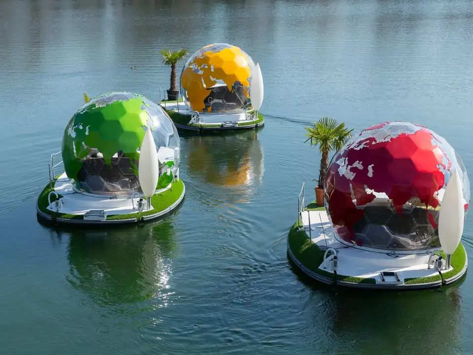 Schwimmende Oase: E-Boot-Verleih Alte Donau Wien – Foto 4