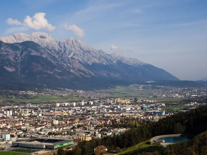 Innsbruck · the city beneath the Nordkette
